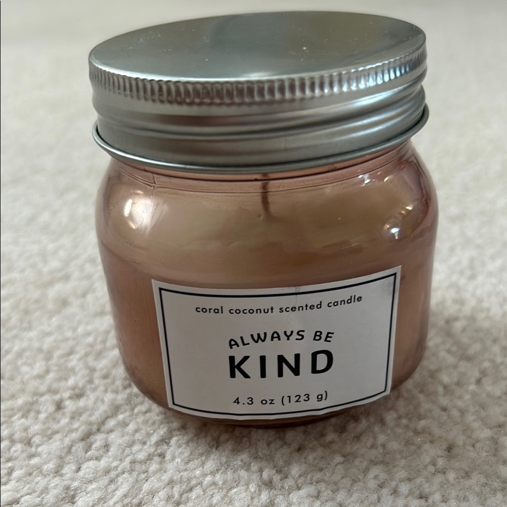 Always Be Kind Candle. Scent-coral coconut